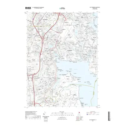 2021 Map of East Greenwich, 2021 Print