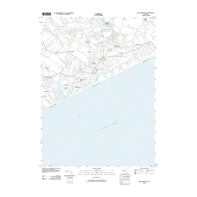2010 Map of East Hampton, 2010 Print