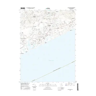 2016 Map of East Hampton, 2016 Print