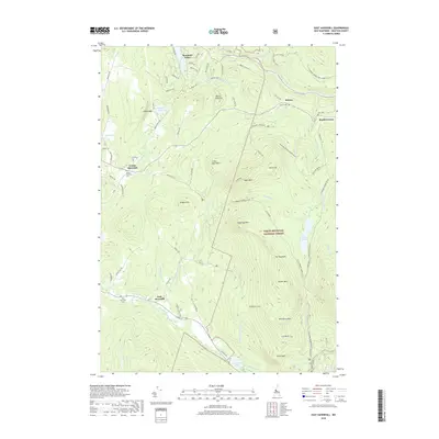 2018 Map of East Haverhill, 2018 Print