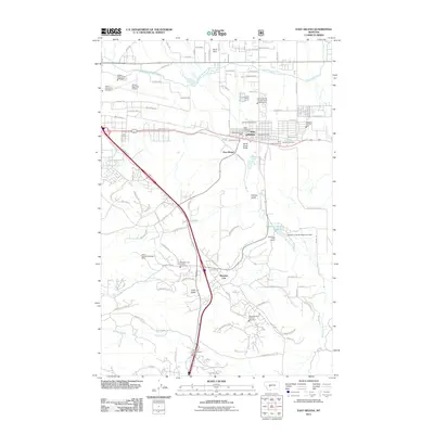 2011 Map of East Helena, 2011 Print