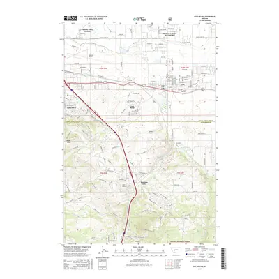 2017 Map of East Helena, 2017 Print
