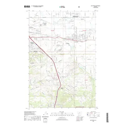 2020 Map of East Helena, 2020 Print