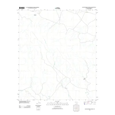 2012 Map of East Hunter Canyon, 2012 Print