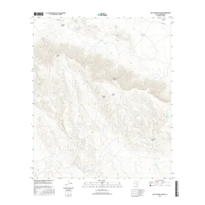 2016 Map of East Hunter Canyon, 2016 Print