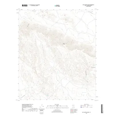 2019 Map of East Hunter Canyon, 2019 Print