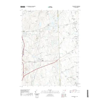 2021 Map of East Killingly, 2021 Print