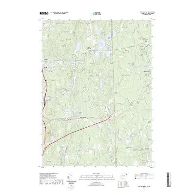 2023 Map of East Killingly, 2023 Print