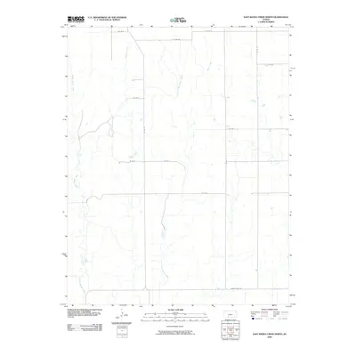 2009 Map of East Kiowa Creek North, 2009 Print
