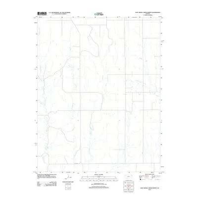 2012 Map of East Kiowa Creek North, 2012 Print