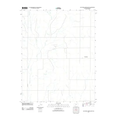 2012 Map of East Kiowa Creek South, 2012 Print