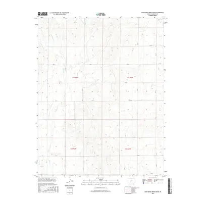 2015 Map of East Kiowa Creek South, 2015 Print
