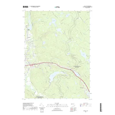 2018 Map of East Lee, 2018 Print