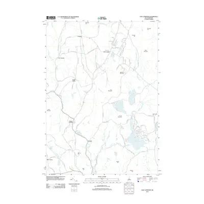 2012 Map of East Lempster, 2012 Print