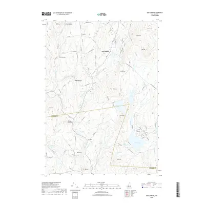 2018 Map of East Lempster, 2018 Print