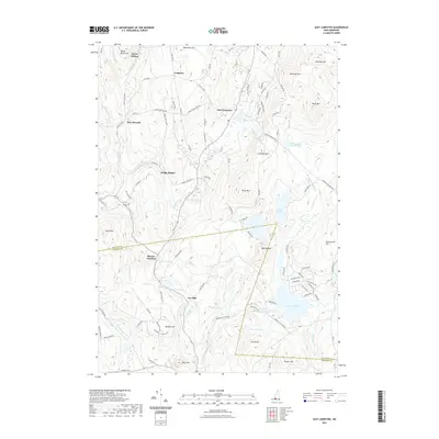 2021 Map of East Lempster, 2021 Print