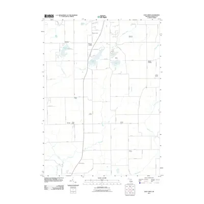 2011 Map of East Leroy, 2011 Print