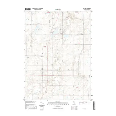 2014 Map of East Leroy, 2014 Print