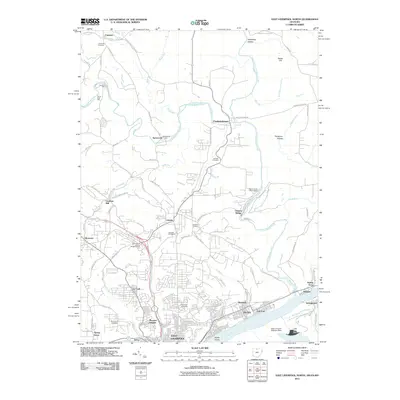 2011 Map of East Liverpool North, 2011 Print