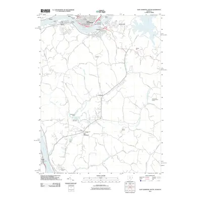 2011 Map of East Liverpool South, 2011 Print