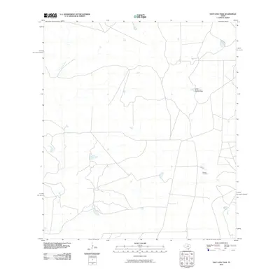 2010 Map of East Losa Tank, 2010 Print