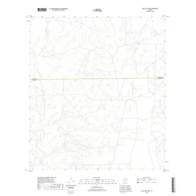 2019 Map of East Losa Tank, 2019 Print