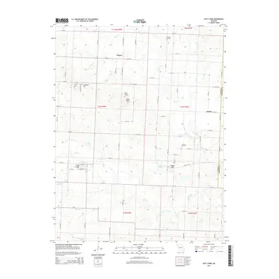 2014 Map of East Lynne, 2014 Print