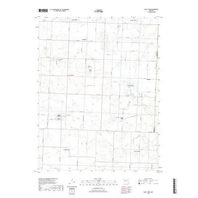 2017 Map of East Lynne, 2017 Print