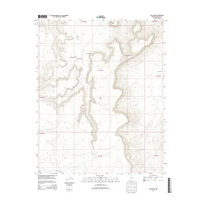 2013 Map of East Mesa, 2013 Print