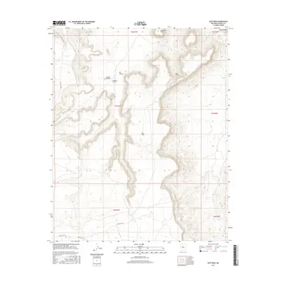 2017 Map of East Mesa, 2017 Print