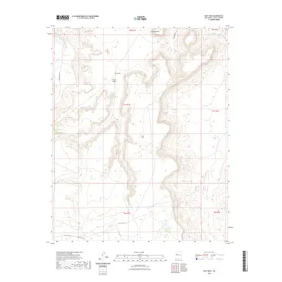 2023 Map of East Mesa, 2023 Print