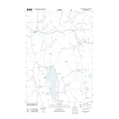 2012 Map of East Middlebury, 2012 Print