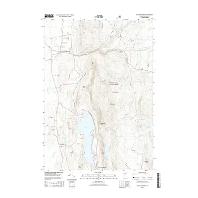 2015 Map of East Middlebury, 2015 Print