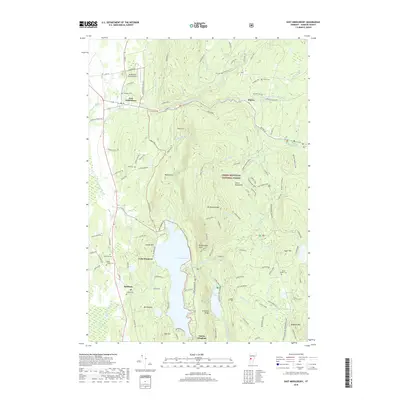 2018 Map of East Middlebury, 2018 Print