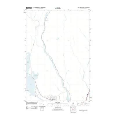 2011 Map of East Millinocket, 2011 Print