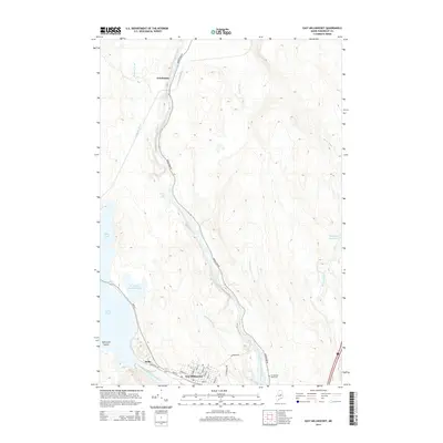 2014 Map of East Millinocket, 2014 Print