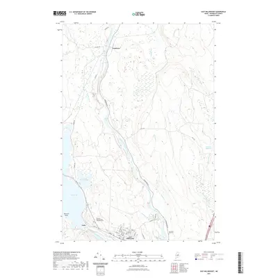 2021 Map of East Millinocket, 2021 Print