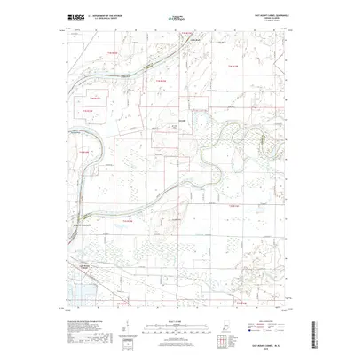 2019 Map of East Mount Carmel, 2019 Print