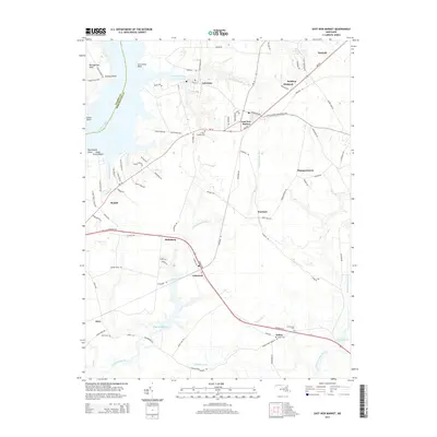 2014 Map of East New Market, 2014 Print