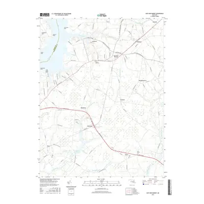 2016 Map of East New Market, 2016 Print