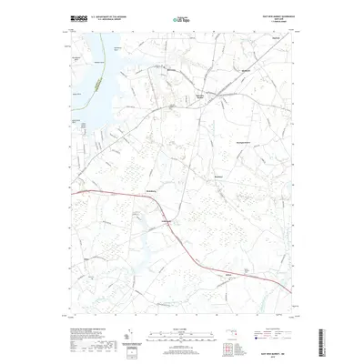 2019 Map of East New Market, 2019 Print
