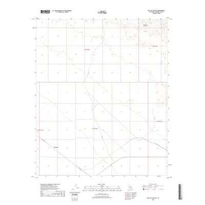 2018 Map of East of Acolita, 2018 Print