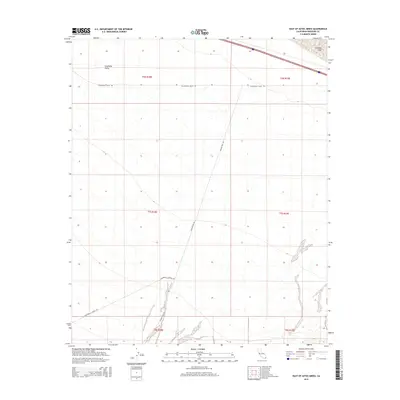 2015 Map of East of Aztec Mines, 2015 Print