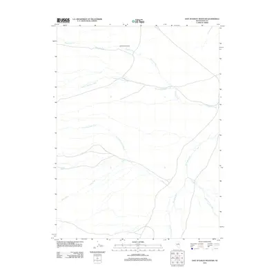 2012 Map of East of Bailey Mountain, 2012 Print