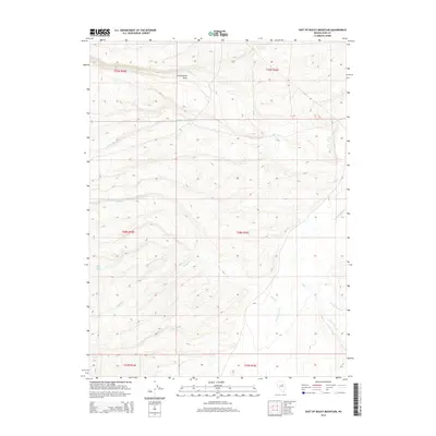 2014 Map of East of Bailey Mountain, 2014 Print