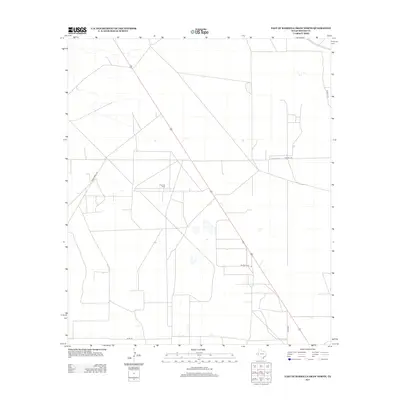 2013 Map of East of Barrilla Draw North, 2013 Print