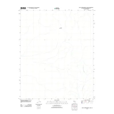 2012 Map of East of Broadwell Lake, 2012 Print