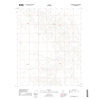 2018 Map of East of Broadwell Lake, 2018 Print