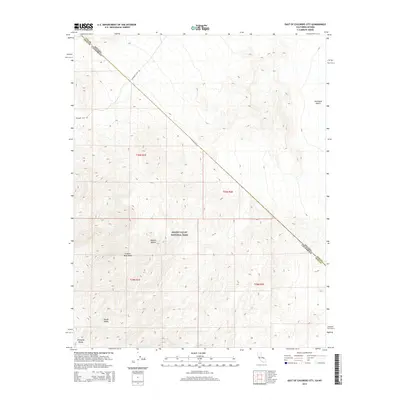 2015 Map of East of Chloride City, 2015 Print