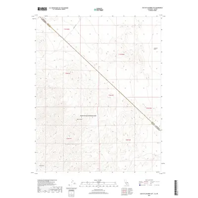 2018 Map of East of Chloride City, 2018 Print